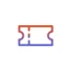 Vouchers payment icon
